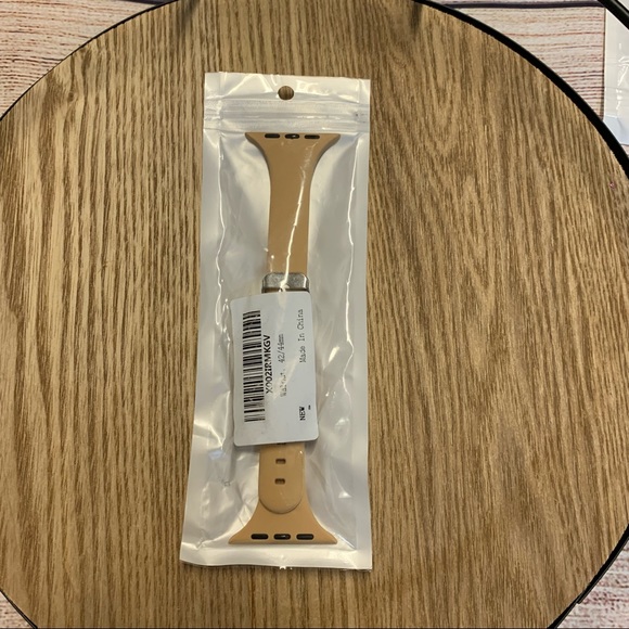 Watch band for Apple Smart Watch size 42/44mm Wrist size medium/large walnut - Picture 1 of 5